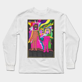 Couple in Colour-Space Long Sleeve T-Shirt